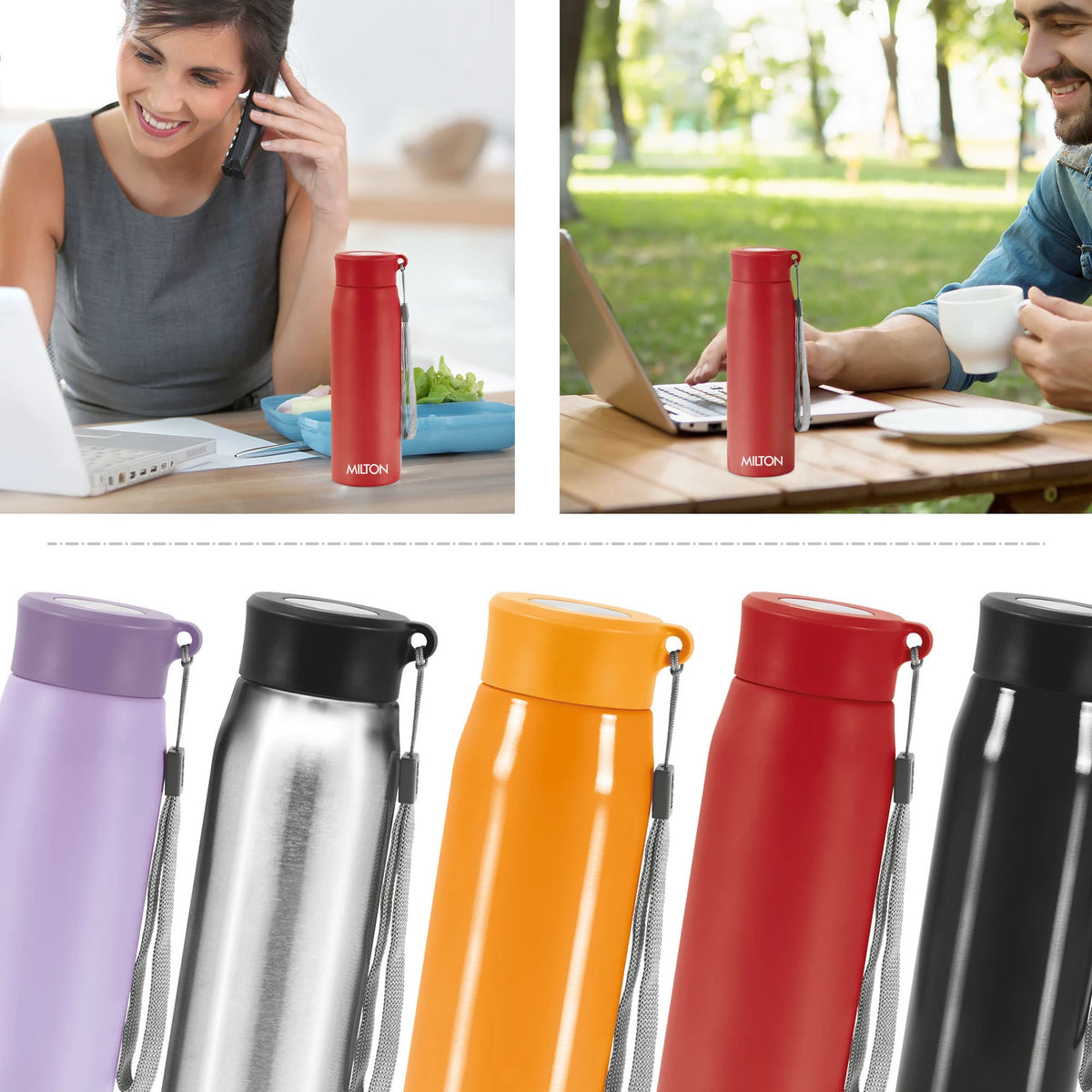 MILTON Handy 650 Stainless Steel 660 ml Stainless Steel Bottle