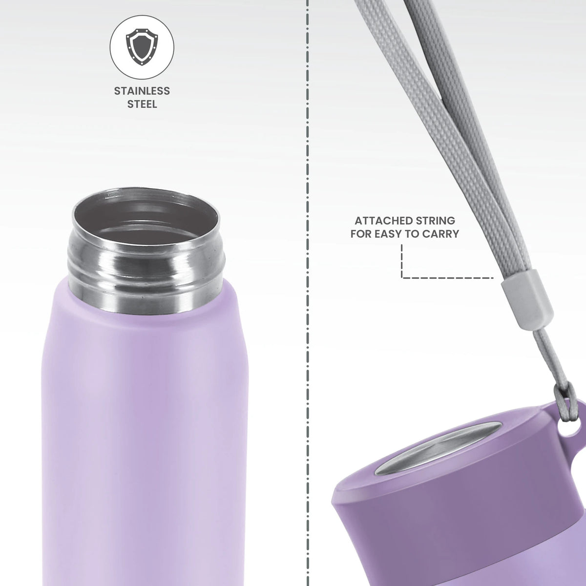 MILTON Handy 650 Stainless Steel 660 ml Stainless Steel Bottle