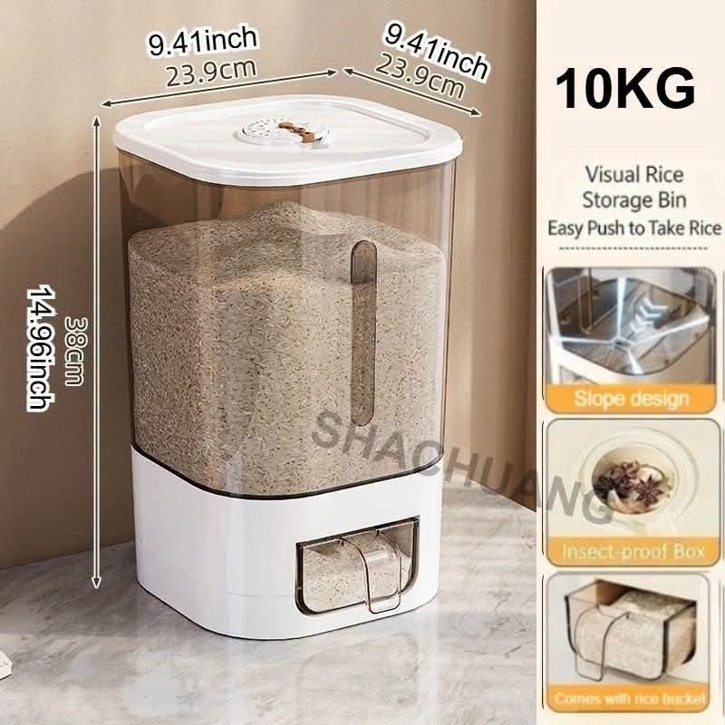 10KG or 5KG automatic push-button rice dispenser