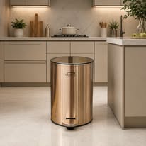 Stainless Steel Hydraulic Pedal Bin