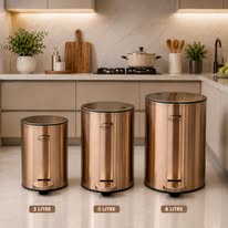 Stainless Steel Hydraulic Pedal Bin