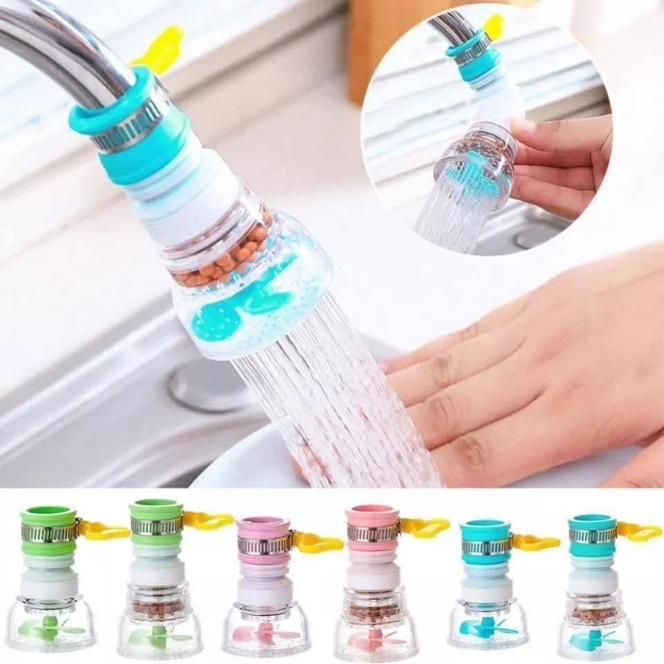 360° Rotating Splash-Proof Faucet Water Filter