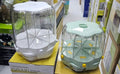 6-Grid 360° Rotating Multi-Functional Grain Storage Buckets / Rice Dispensers