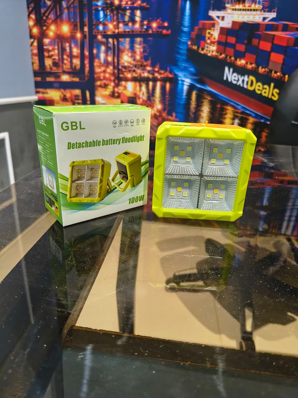 GBL 100W Detachable Battery Floodlight
