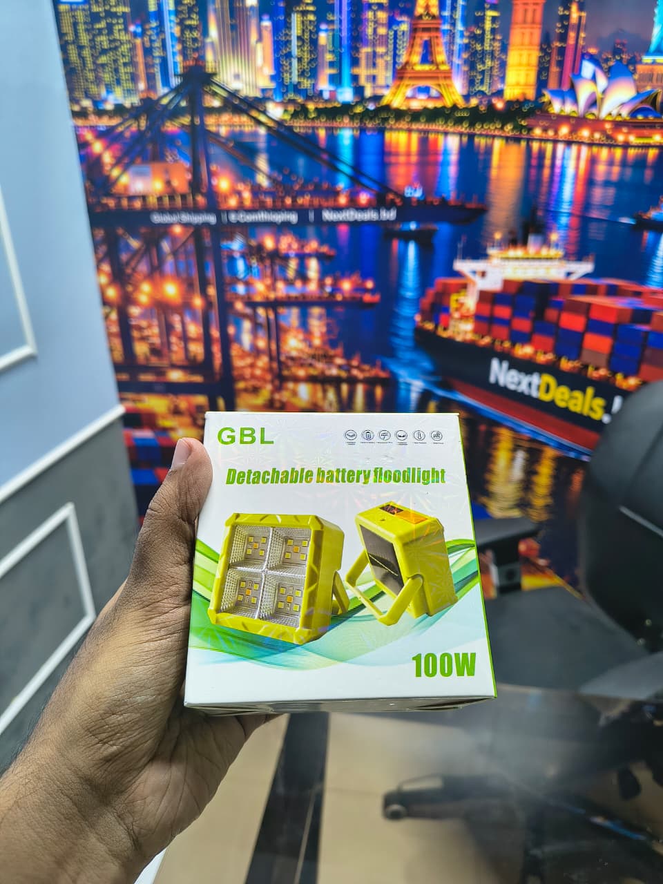 GBL 100W Detachable Battery Floodlight