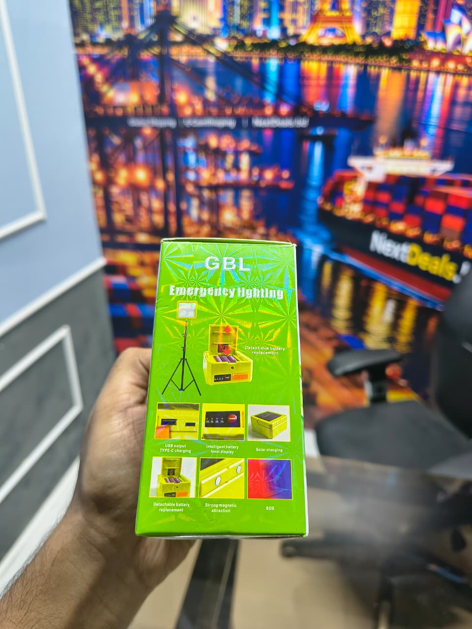 GBL 100W Detachable Battery Floodlight