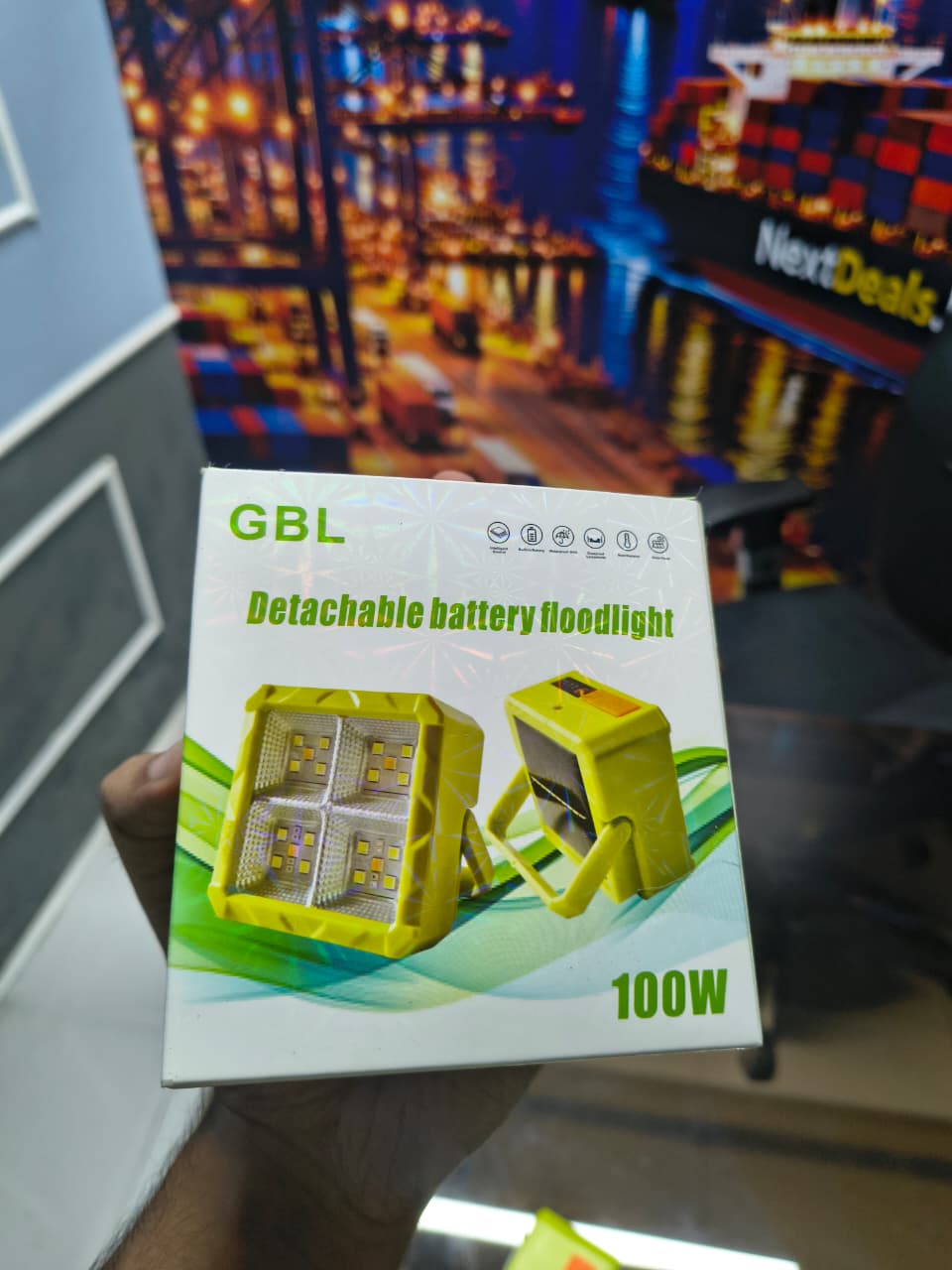 GBL 100W Detachable Battery Floodlight