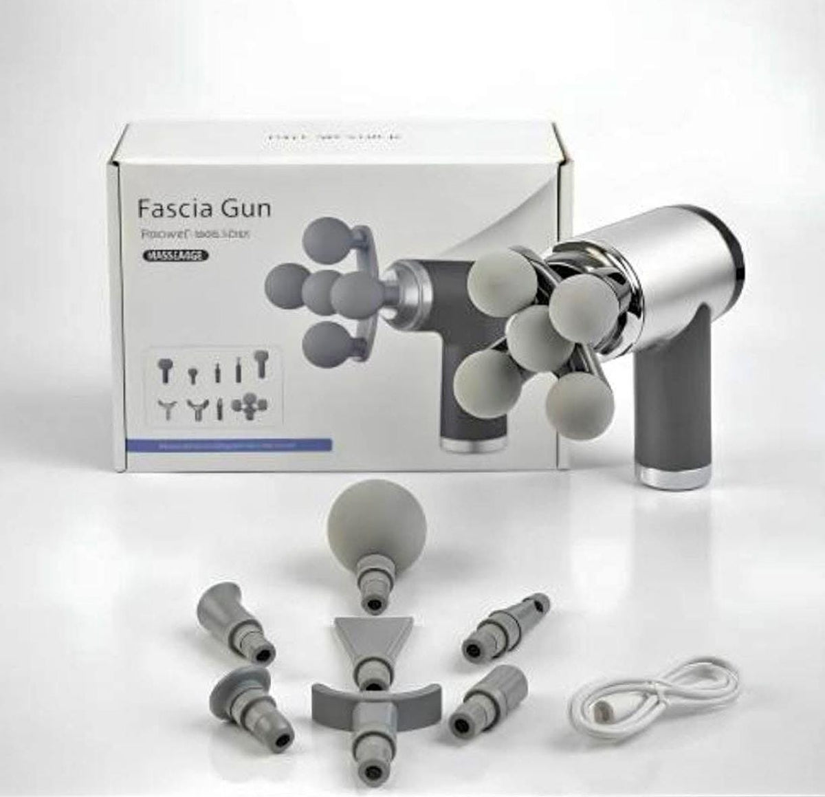 Five-Headed Fascia Massage Gun - প্রিমিয়াম ফাসিয়া গান (ম্যাসেজ গান)! 🔋💖
