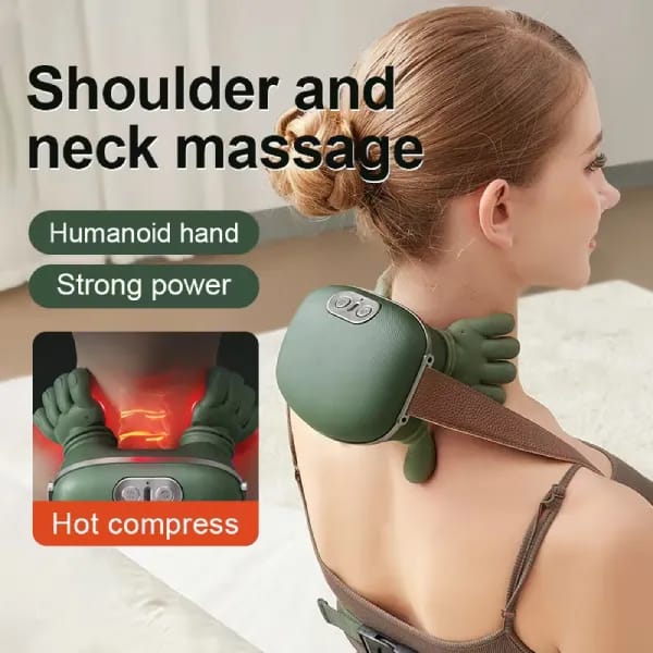 SiaaSoo N7 Electric Neck and Shoulder Massager - প্রিমিয়াম স্মার্ট নেক অ্যান্ড শোল্ডার ম্যাসাজার! 🌸💖