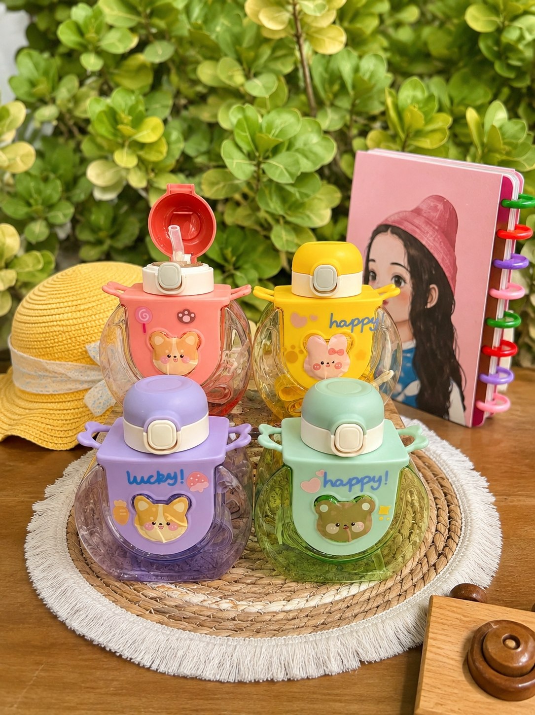 Animal Handle Sippy Bottle
