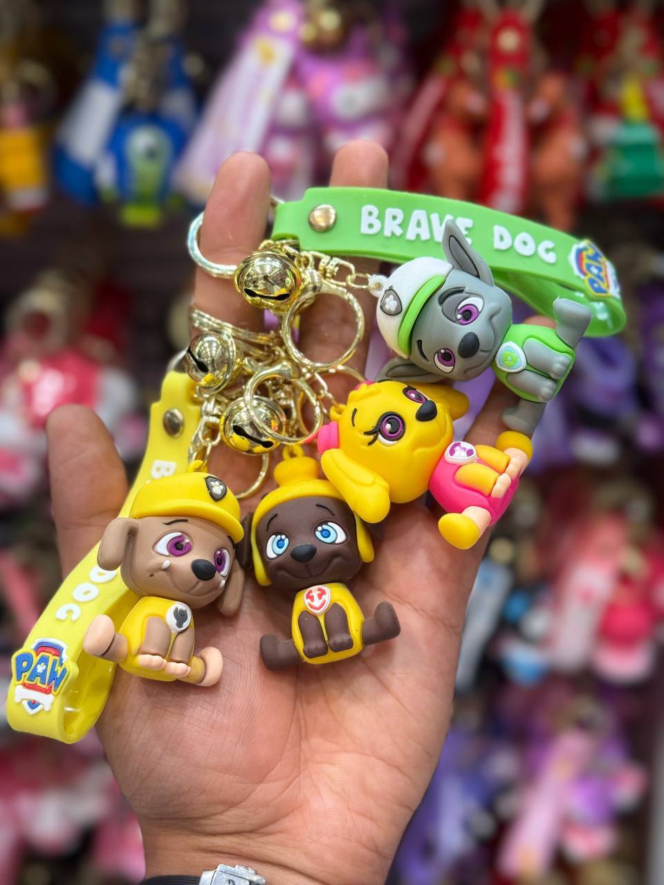 Cute Dog Character Keychain