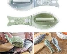 fish shape scale scraper with cover