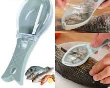 fish shape scale scraper with cover