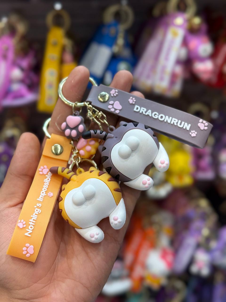 Dragon Rabbit Character Keychain