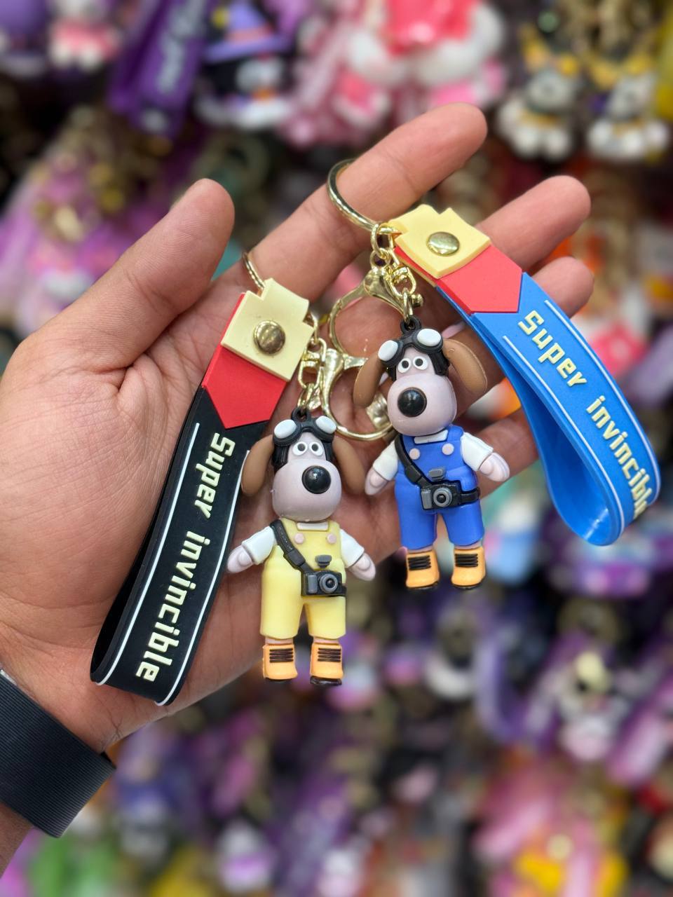 Football Player Character Keychain