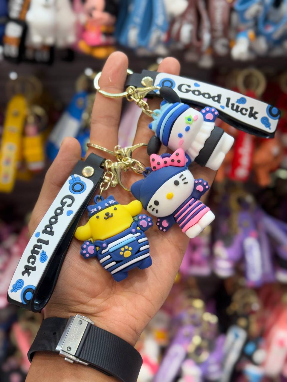 Good Luck Cat Character Keychain