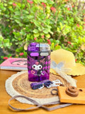 Mischievous Bunny Purple Water Bottle