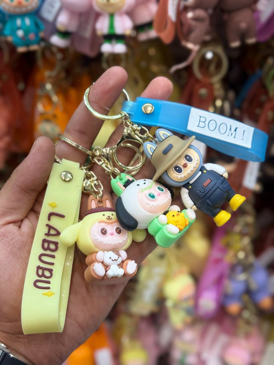 Toothy Monster Character Keychain
