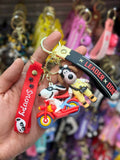 Rider Panda Character Keychain