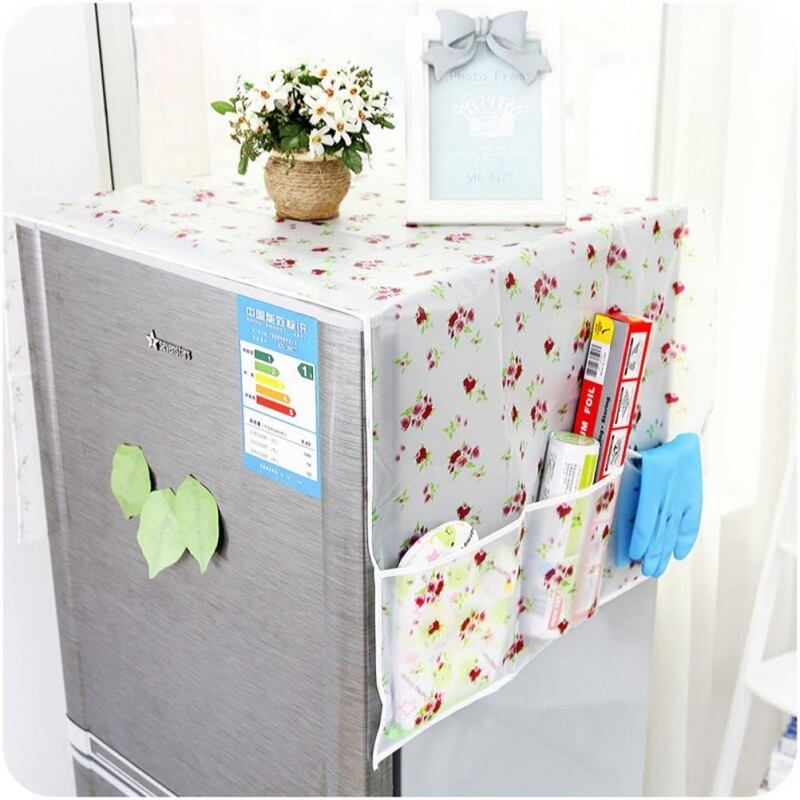 Waterproof PEVA refrigerator top dust cover
