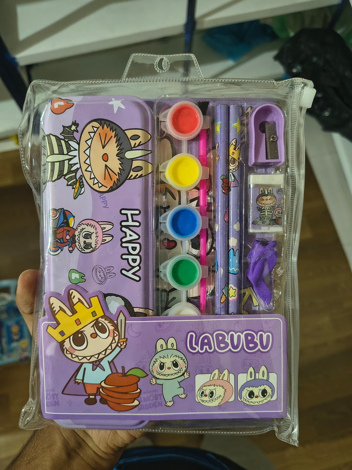 7 in 1 kids labubu set
