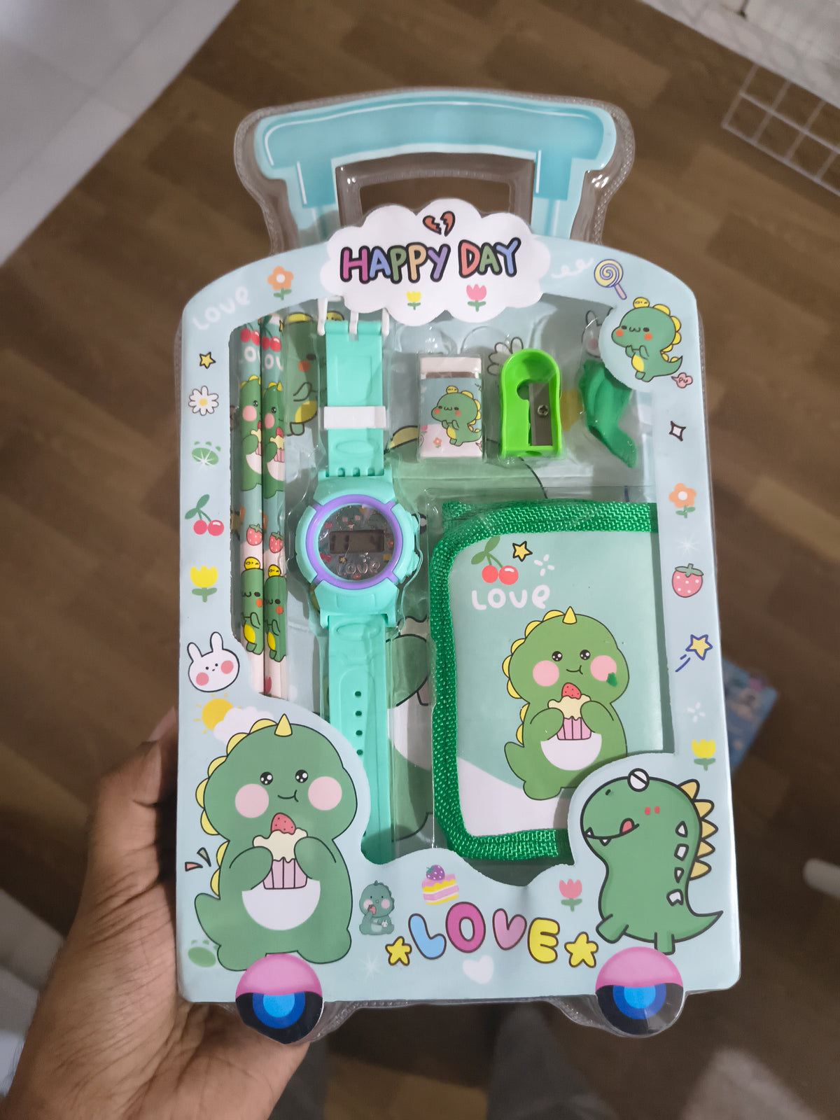 Space Travel" themed 7-in-1 children's stationery gift set