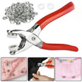 Hand Pressure Snap Button Fastener Pliers Tool Kit