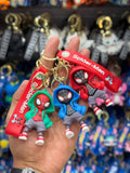 Web Hero Multicolor Keychain